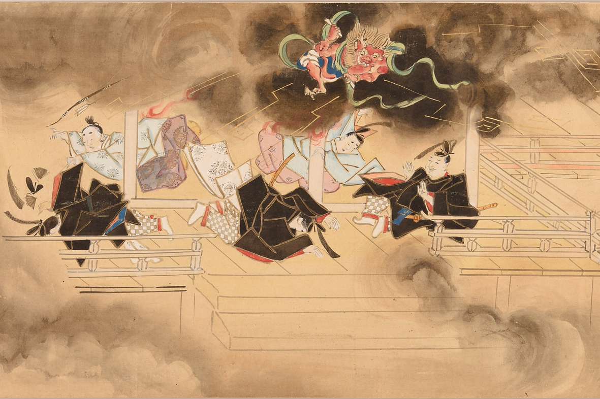 軸 開運 縁起 厄除 繁盛 祈願 絵 菅原道真 天神 太宰府 禅 日本美術 骨董 書